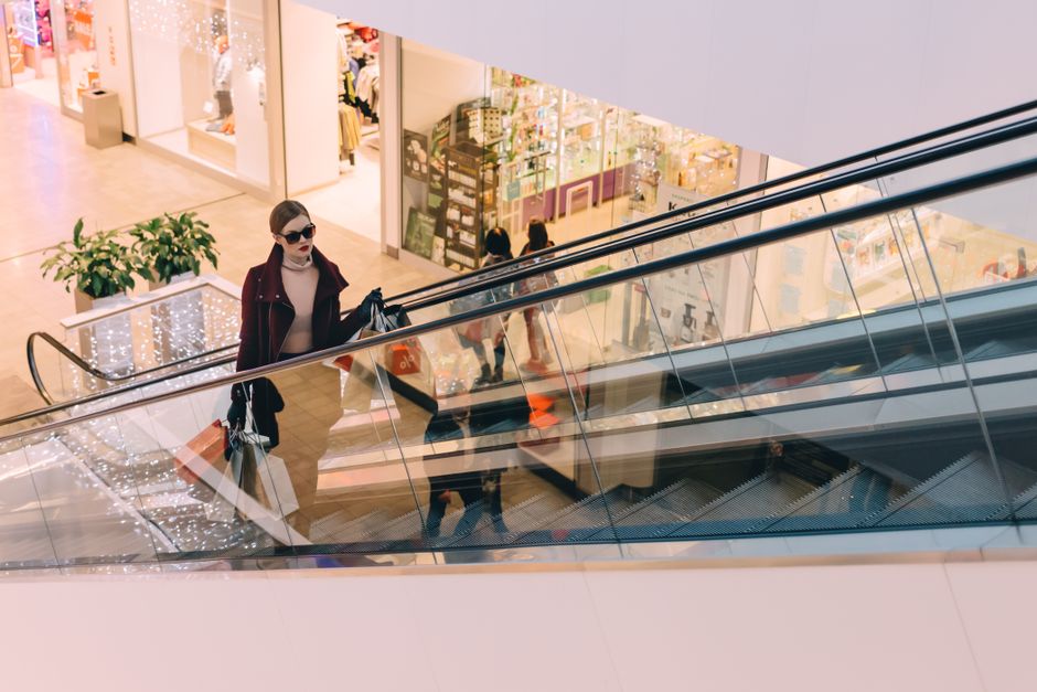 Shopping mall interior